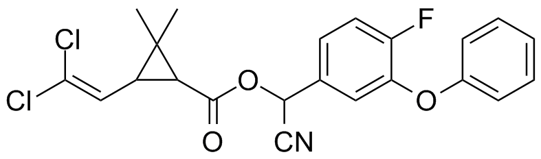 乙腈中氟氯氰菊酯溶液，100μg/mL